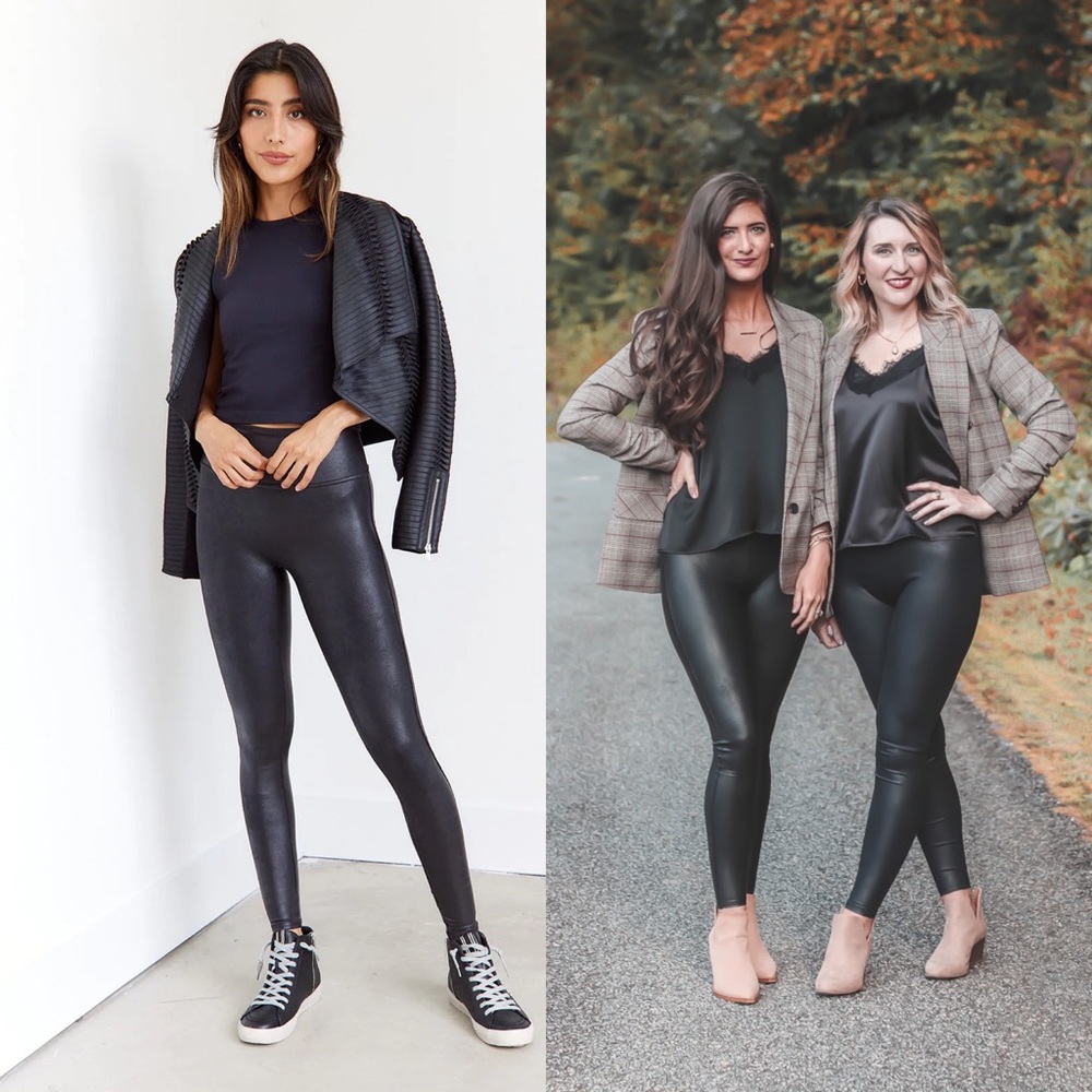 Spanx Faux Leather Leggings